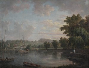 O Tamisa em Richmond, Surrey de William Marlow